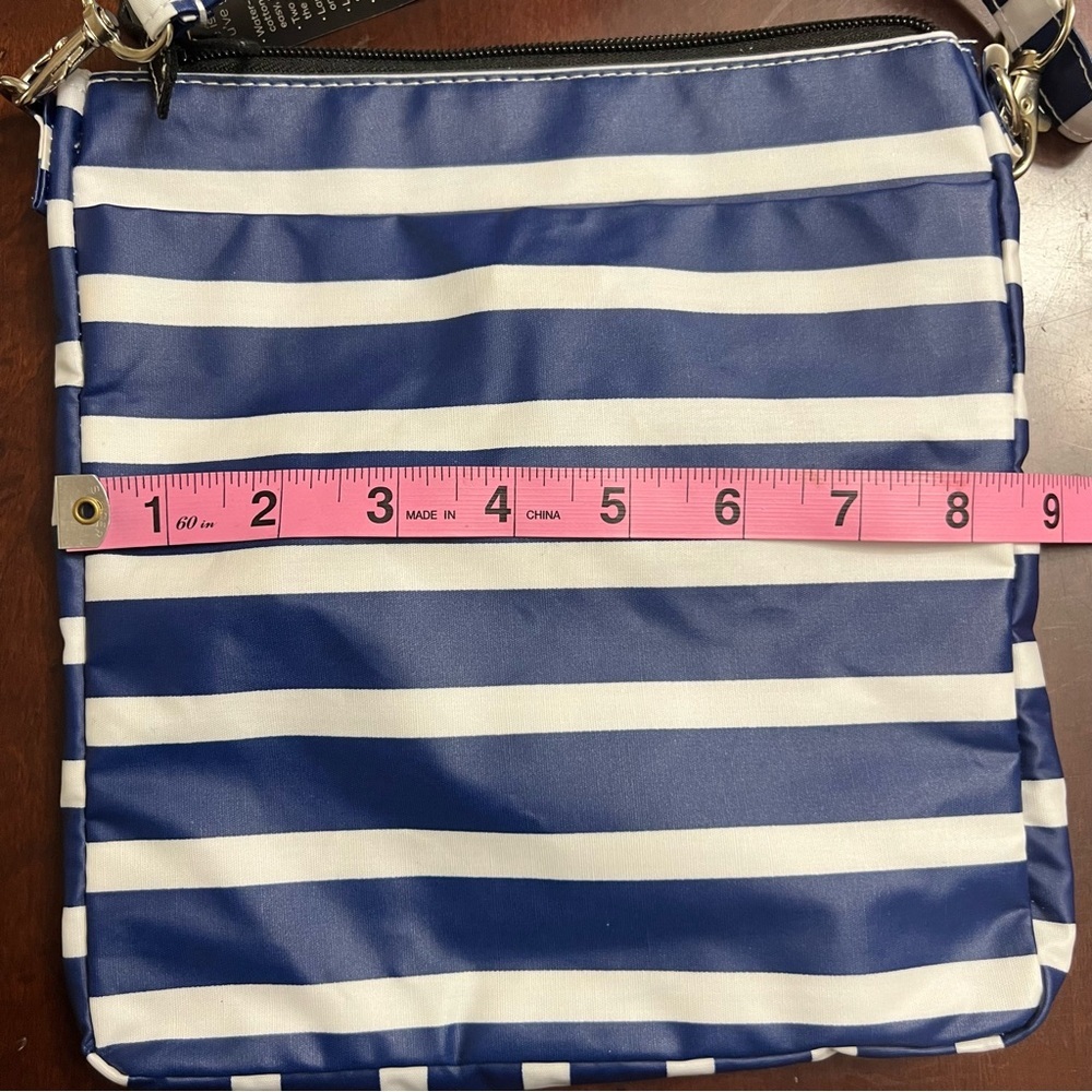 Scout Polly crossbody bag blue & white stripes new with tag - Picture 4 of 10